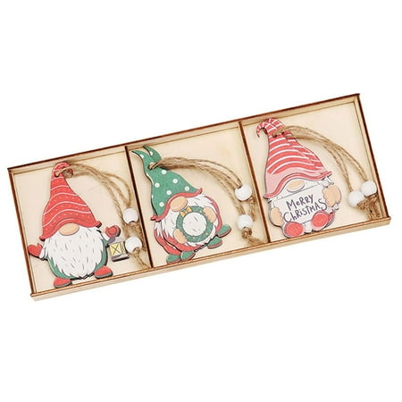 Christmas Gnome Wooden Hanging Ornaments | 3pcs Durable Wood Faceless Doll Ornament | Festival Supply Pendant Decor for Home Office School
Christmas Gnome Wooden Hanging Ornaments | 3pcs Durable Wood Faceless Doll Ornament | Festival Supply Pendant Decor for Home Office School