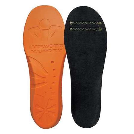 Impacto Size Men 6 to 7, Women 8 to 9 Anti-Static Insole, Unisex, Yellow/Black, MEMESD67