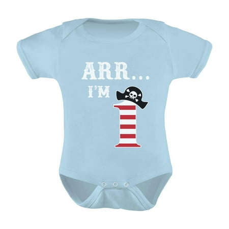 Tstars Boys Unisex 1st Birthday Gift Arr I m 1 Pirate Birthday Gift for 1 Year Old Birthday Gift for Baby Boys Birthday Gift for One Year Old Birthday Party B Day Baby Bodysuit
Tstars Boys Unisex 1st Birthday Gift Arr I m 1 Pirate Birthday Gift for 1 Year Old Birthday Gift for Baby Boys Birthday Gift for One Year Old Birthday Party B Day Baby Bodysuit