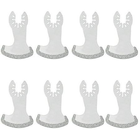 8 Pcs Oscillating Multi Tool Diamond Segment Swing Grit Grout Blades for Cutting Wood Tools
8 Pcs Oscillating Multi Tool Diamond Segment Swing Grit Grout Blades for Cutting Wood Tools