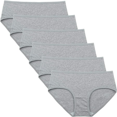 Qcmgmg 6 Pack Low Waisted Briefs Panties for Women Plus Size Solid Breathable Seamless Underwear Gray XL
Qcmgmg 6 Pack Low Waisted Briefs Panties for Women Plus Size Solid Breathable Seamless Underwear Gray XL