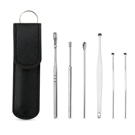6 Pieces Earpick Portable Hand Type Removal Removing Tool Indoor Office Wax Remover Accessories with Leather
6 Pieces Earpick Portable Hand Type Removal Removing Tool Indoor Office Wax Remover Accessories with Leather