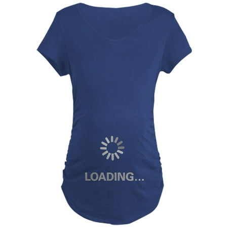 CafePress - Loading Circle Maternity Dark T Shirt - Maternity Dark T-Shirt