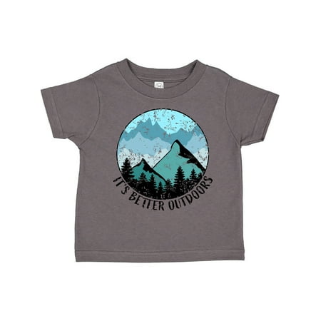 Inktastic It s Better Outdoors Mountains in Blue Distressed Gift Toddler Boy or Toddler Girl T-Shirt
Inktastic It s Better Outdoors Mountains in Blue Distressed Gift Toddler Boy or Toddler Girl T-Shirt