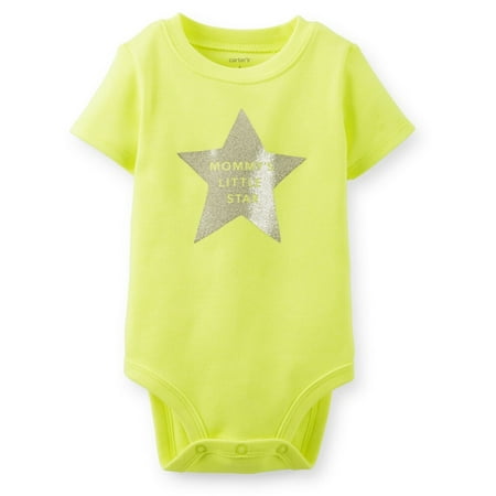 Carters Short Sleeve Bodysuit Mommy s Little Star