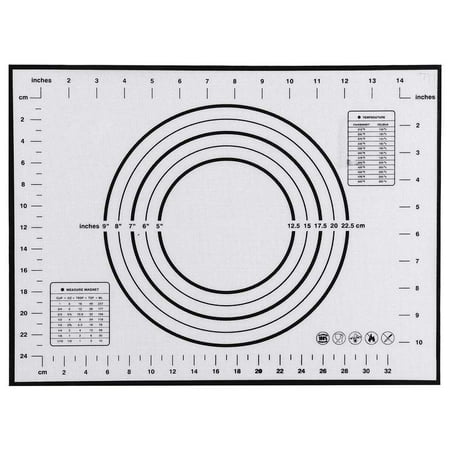 wrea Nonstick Food Grade Slicone Knead Dough Rolling Mat Dual Scales Measurement Baking Pad Kitchen Accessory
wrea Nonstick Food Grade Slicone Knead Dough Rolling Mat Dual Scales Measurement Baking Pad Kitchen Accessory