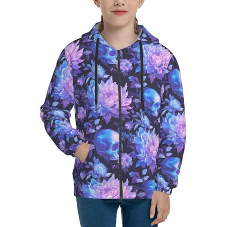 Hoodies for Women pink white Skull flower Long Sleeve Sweatshirt Drawstring Zip Up Hoodie with Pockets Teen Girl Clothes
Hoodies for Women pink white Skull flower Long Sleeve Sweatshirt Drawstring Zip Up Hoodie with Pockets Teen Girl Clothes
