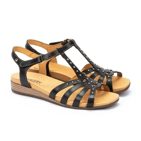 Pikolinos Women s Ibiza Strappy Sandal Black - W5N-0691-BLACK