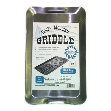 Rocky Mountain Cookware RM1016 2-Burner RV\/ Camping Griddle