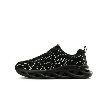 Fangasis Mens Sneakers Fitness Workout Running Shoes Blade Rubber Sole Athletic Sneaker Men Casual Shoe Outdoor Comfort Sport Trainers Black 8 
Fangasis Mens Sneakers Fitness Workout Running Shoes Blade Rubber Sole Athletic Sneaker Men Casual Shoe Outdoor Comfort Sport Trainers Black 8