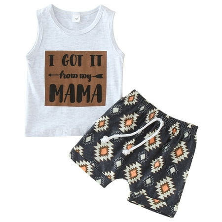 Summer Toddler Boys Sleeveless Print Tops Shorts Two Piece Outfits Set For Kids Clothes Summer Outfits
Summer Toddler Boys Sleeveless Print Tops Shorts Two Piece Outfits Set For Kids Clothes Summer Outfits