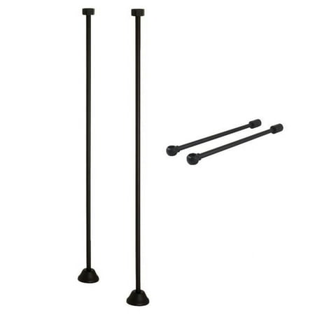 Kingston Brass CCK480 Vintage Straight Supply Line with Wall Bracket Combo Matte Black
Kingston Brass CCK480 Vintage Straight Supply Line with Wall Bracket Combo Matte Black