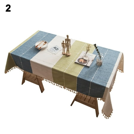 LIHUA Rectangular Plaid Tassel Cotton Tablecloth Dining Table Cover Home Decoration
LIHUA Rectangular Plaid Tassel Cotton Tablecloth Dining Table Cover Home Decoration