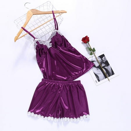 Women Lace Sexy Passion Lingerie Babydoll Nightwear 2PC Set