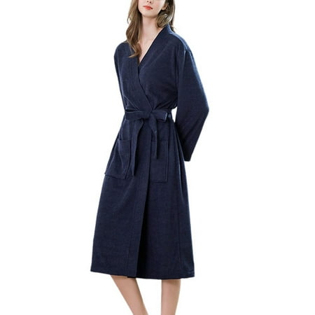 Homgro Women s Long Terry Cloth Robe Lightweight Long Sleeve Midi Kimono Maternity Robes Bath SPA Hot Tub Hotel Soft Fall Spring Pocket Knee Length Bathrobe Navy Medium
Homgro Women s Long Terry Cloth Robe Lightweight Long Sleeve Midi Kimono Maternity Robes Bath SPA Hot Tub Hotel Soft Fall Spring Pocket Knee Length Bathrobe Navy Medium