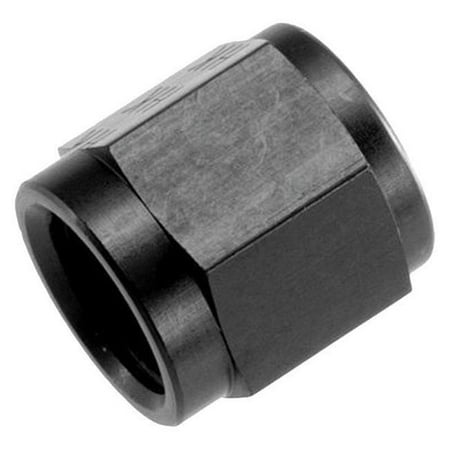 0.56 x 18 06AN AN & JIC Aluminum Tube Nut Black - 2 Piece