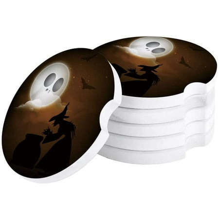 ZHANZZK Halloween Set of 6 Car Coaster for Drinks Absorbent Ceramic Stone Coasters Cup Mat with Cork Base for Home Kitchen Room Coffee Table Bar Decor
ZHANZZK Halloween Set of 6 Car Coaster for Drinks Absorbent Ceramic Stone Coasters Cup Mat with Cork Base for Home Kitchen Room Coffee Table Bar Decor
