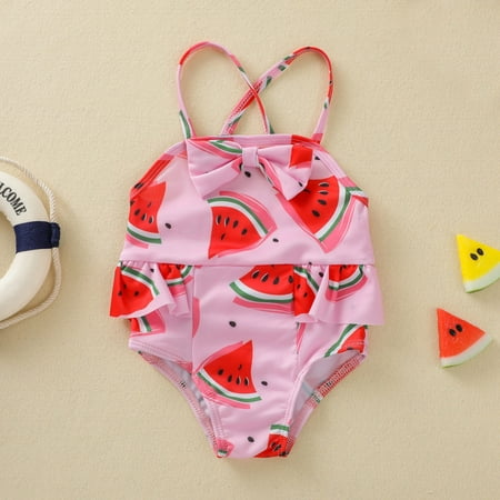 Summer Baby Girls 3M-3Y Sleeveless Ruffles Watermelon Printed 1 Pieces Swimsuit Bathing Suit Beach Wear Swimwear
Summer Baby Girls 3M-3Y Sleeveless Ruffles Watermelon Printed 1 Pieces Swimsuit Bathing Suit Beach Wear Swimwear