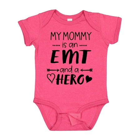 Inktastic My Mommy is an EMT and a Hero Gift Baby Boy or Baby Girl Bodysuit