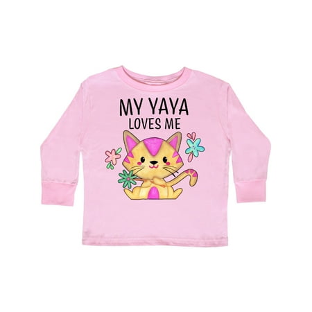 Inktastic My Yaya Loves Me with Cute Kitten and Flowers Gift Toddler Boy or Toddler Girl Long Sleeve T-Shirt
Inktastic My Yaya Loves Me with Cute Kitten and Flowers Gift Toddler Boy or Toddler Girl Long Sleeve T-Shirt