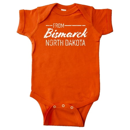 Inktastic From Bismarck North Dakota in White Distressed Text Gift Baby Boy or Baby Girl Bodysuit
Inktastic From Bismarck North Dakota in White Distressed Text Gift Baby Boy or Baby Girl Bodysuit