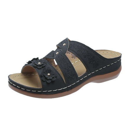 kakina CMSX Sandals for Women Wedge Heel Fish Mouth Thick Sole Large Shoes Multi Color Embroidery Cool Drag Girl Black 9
kakina CMSX Sandals for Women Wedge Heel Fish Mouth Thick Sole Large Shoes Multi Color Embroidery Cool Drag Girl Black 9