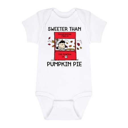 Peanuts - Sweeter Than Pumpkin Pie - Infant Baby One Piece