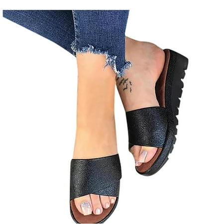 knqrhpse slippers for women Fashion Wedges Shoes Open Toe Thick Bottom Roman Beach Sandals womens slippers house slippers for women
knqrhpse slippers for women Fashion Wedges Shoes Open Toe Thick Bottom Roman Beach Sandals womens slippers house slippers for women