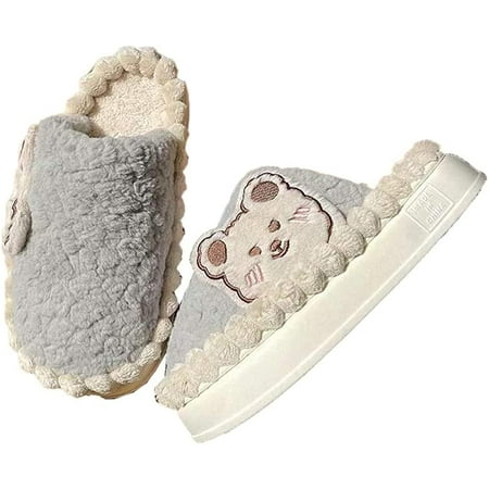 PIKADINGNIS Cute Fluffy Rabbit House Slippers for Women Men Trendy Warm Soft Anti-skip Indoor Shoes 2 Patterns
PIKADINGNIS Cute Fluffy Rabbit House Slippers for Women Men Trendy Warm Soft Anti-skip Indoor Shoes 2 Patterns