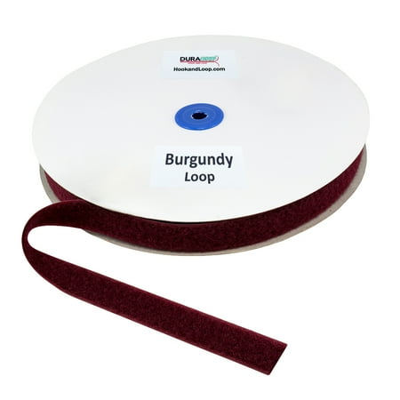 DuraGrip® Brand - 1 Burgundy Loop Sew-On
