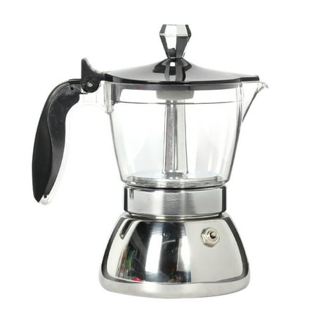 Large Capacity Coffee Kettle Stainless Steel Moka Pot Espresso Coffee Pot