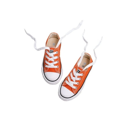 Fangasis Unisex Walking Shoe Lace Up Flats Canvas Skate Shoes Womens Mens Casual Sneaker Travel Breathable Comfort Sneakers Orange 10C
Fangasis Unisex Walking Shoe Lace Up Flats Canvas Skate Shoes Womens Mens Casual Sneaker Travel Breathable Comfort Sneakers Orange 10C