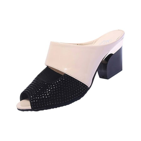 Women Sandals Clearance 2023! Pejock Women s Heeled Sandals Backless Mules Slip On Block Heels Sandals Mid Heel Sandals Outdoor Slippers Outdoor Open Toe Elegant Cross Sandals
Women Sandals Clearance 2023! Pejock Women s Heeled Sandals Backless Mules Slip On Block Heels Sandals Mid Heel Sandals Outdoor Slippers Outdoor Open Toe Elegant Cross Sandals