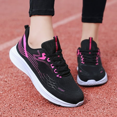 Cathalem Leisure Women s Lace Up Travel Soft Sole Comfortable Shoes Outdoor Shoes Runing Fashion Flat Sneaker Boots for Women Pink 9
Cathalem Leisure Women s Lace Up Travel Soft Sole Comfortable Shoes Outdoor Shoes Runing Fashion Flat Sneaker Boots for Women Pink 9