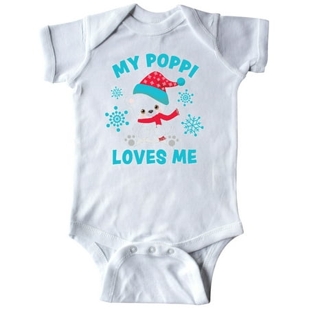 Inktastic Polar Bear My Poppi Loves Me in Santa Hat with Snowflakes Gift Baby Boy or Baby Girl Bodysuit
Inktastic Polar Bear My Poppi Loves Me in Santa Hat with Snowflakes Gift Baby Boy or Baby Girl Bodysuit