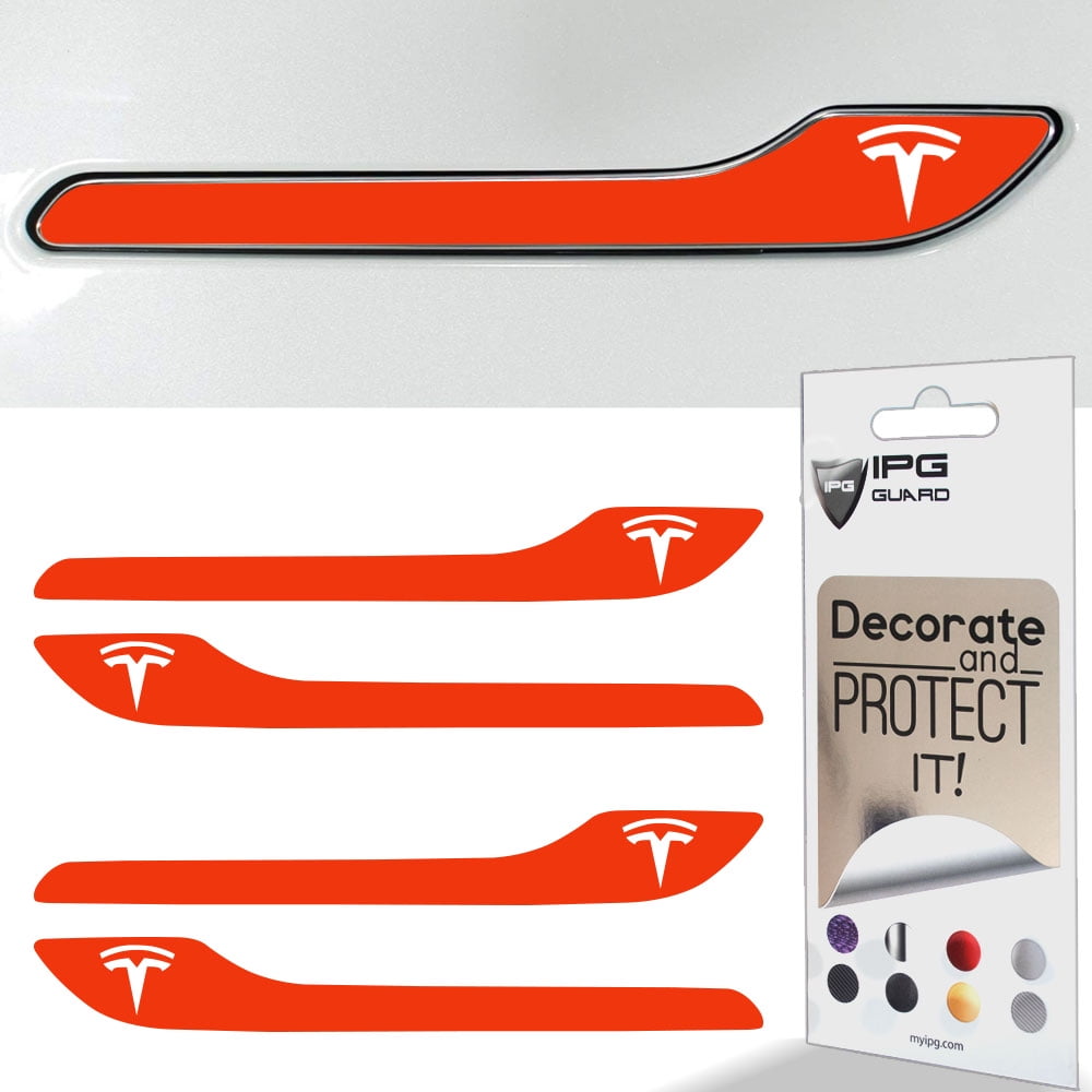 Ipg For Tesla Model Model Y Door Handle Decal Sticker Wrap Kit Set