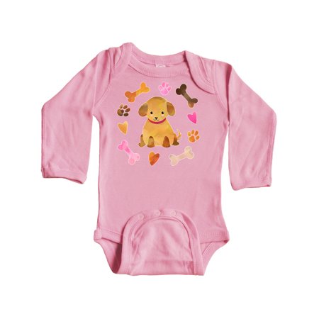 Inktastic Cute Puppy Valentine with Hearts and Bones Gift Baby Boy or Baby Girl Long Sleeve Bodysuit
Inktastic Cute Puppy Valentine with Hearts and Bones Gift Baby Boy or Baby Girl Long Sleeve Bodysuit