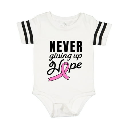 Inktastic Breast Cancer Awareness Never Giving Up Hope Gift Baby Boy or Baby Girl Bodysuit
Inktastic Breast Cancer Awareness Never Giving Up Hope Gift Baby Boy or Baby Girl Bodysuit