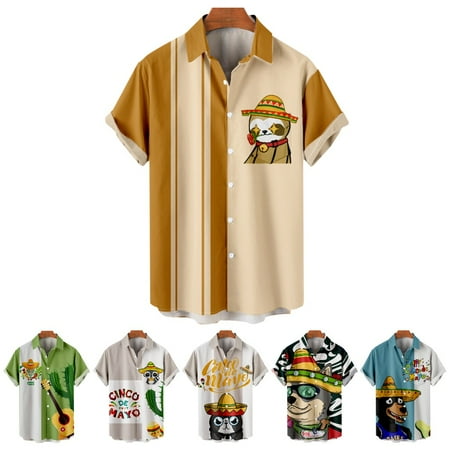 LANLIN Cinco de Mayo Youth Adult Casual Shirts Regular Fit Slim-Fit Bowling Shirts Size 100-170/XXS-8XL
LANLIN Cinco de Mayo Youth Adult Casual Shirts Regular Fit Slim-Fit Bowling Shirts Size 100-170/XXS-8XL