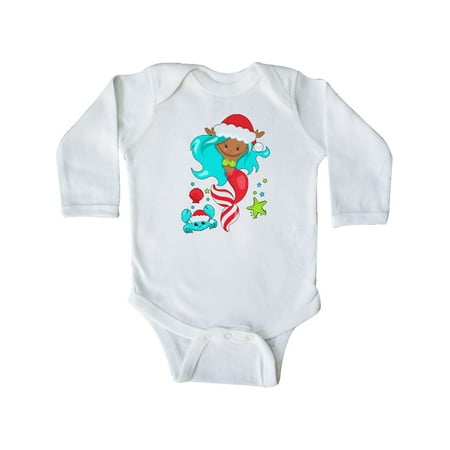 Inktastic Christmas Holiday Mermaid with Cute Crab Gift Baby Boy or Baby Girl Long Sleeve Bodysuit
Inktastic Christmas Holiday Mermaid with Cute Crab Gift Baby Boy or Baby Girl Long Sleeve Bodysuit