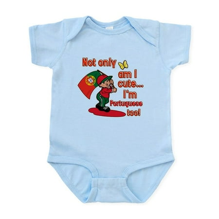 CafePress - Not Only Am I Cute I m Portuguese Too! Infant Body - Baby Light Bodysuit
CafePress - Not Only Am I Cute I m Portuguese Too! Infant Body - Baby Light Bodysuit