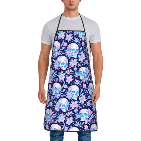 Matuu crystal Skull flower leaf for Cooking Apron for Men and Women Adjustable Strap and Waist Ties for Baking Cooking Gardening
Matuu crystal Skull flower leaf for Cooking Apron for Men and Women Adjustable Strap and Waist Ties for Baking Cooking Gardening