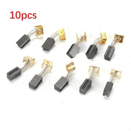 10pcs Carbon Brushes 6.4x7.9x12.5mm for Black Decker CD105 CD110 CD115 KG900