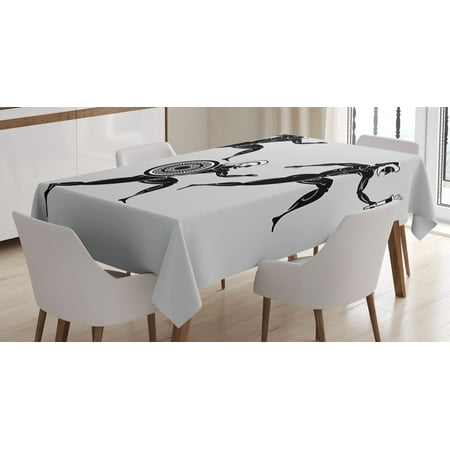 Toga Party Tablecloth Historical Ancient Spartan Runners Antique Body Heritage Illustration Rectangular Table Cover for Dining Room Kitchen 60 X 84 Inches Light Grey Black by Ambesonne
Toga Party Tablecloth Historical Ancient Spartan Runners Antique Body Heritage Illustration Rectangular Table Cover for Dining Room Kitchen 60 X 84 Inches Light Grey Black by Ambesonne