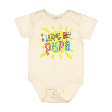 Inktastic I Love My Papa- Sun and Rainbow Letters Gift Baby Boy or Baby Girl Bodysuit
Inktastic I Love My Papa- Sun and Rainbow Letters Gift Baby Boy or Baby Girl Bodysuit