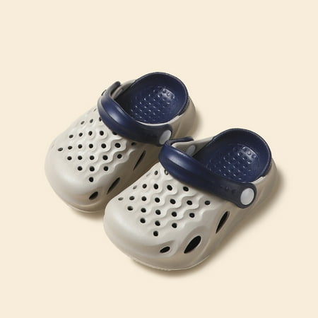 Toddler Kids EVA Garden Clogs Two-tone Slip On Water Shoes