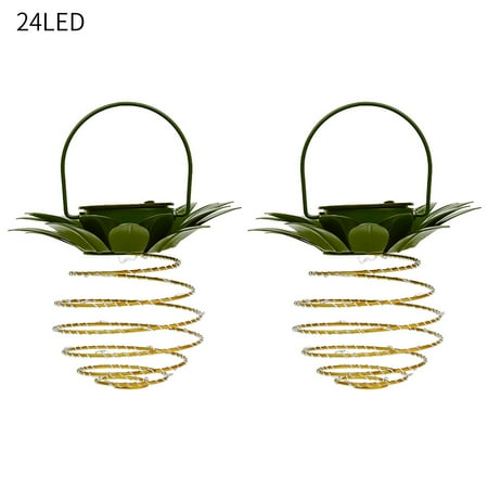 Peryerana Hanging Light Solar Power Garden Light Pineapple Shape Outdoor Hanging Lamp Decoration 24LED 2pcs
Peryerana Hanging Light Solar Power Garden Light Pineapple Shape Outdoor Hanging Lamp Decoration 24LED 2pcs