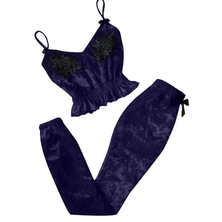 Wozhidaoke valentines day decor Intimates V-Neck Eyelash Beaded Stain Camisole Pajamas Bowknot Pants Set closet organizers and storage
Wozhidaoke valentines day decor Intimates V-Neck Eyelash Beaded Stain Camisole Pajamas Bowknot Pants Set closet organizers and storage