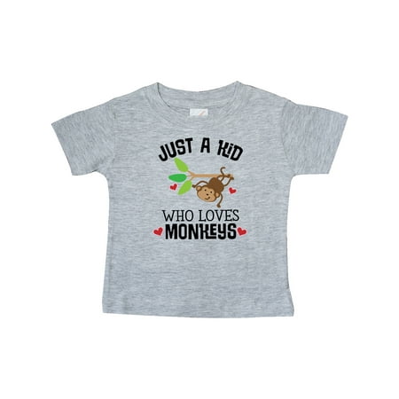 Inktastic Monkey Lover Jungle Animal Gift Baby Boy or Baby Girl T-Shirt