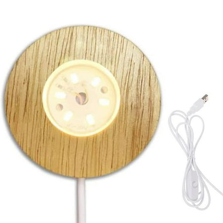 3D Night LED Lamp Base LED Lamp Base USB Adjustable Brightness Light Stand Base Wood Base
3D Night LED Lamp Base LED Lamp Base USB Adjustable Brightness Light Stand Base Wood Base